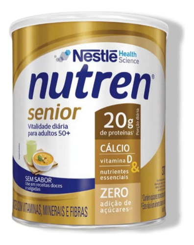 Complemento Alimentar Nestlé Nutren Senior Sem Sabor 740g