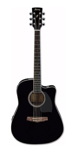 Guitarra Electroacustica Ibanez Pf15 Ece Negro Bk