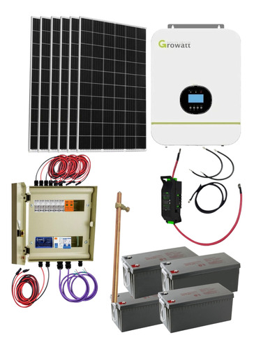 Kit Solar Completo Autoinstalable 3000w Motor Home Casilla