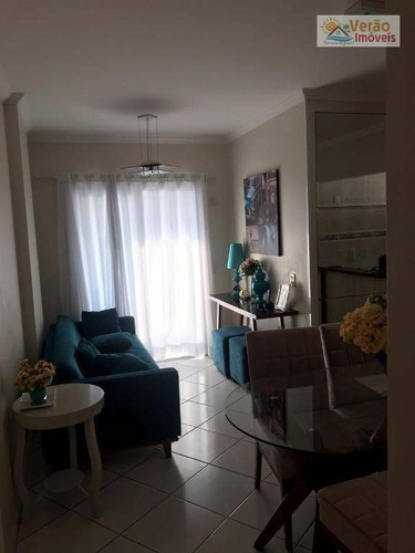 Imagem 4 de 19 de Apartamento Com 3 Dormitórios À Venda, 123 M² Por R$ 490.000,00 - Canto Do Forte - Praia Grande/sp - Ap0107