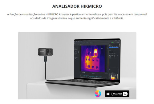 Camera Termica Plug & Play Ios E Android Mini2 V2 Hikmicro