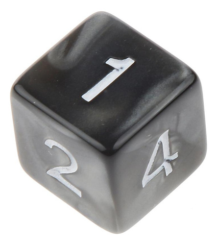 107d6 Dados Numeral Dado De 6 Caras De Morado Y Negro