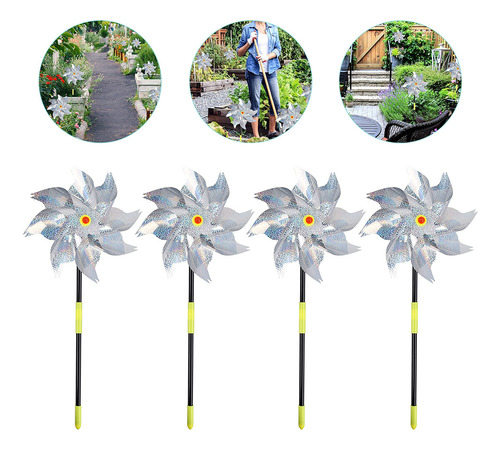 Molino De Viento Owl Bird, 4 Unidades