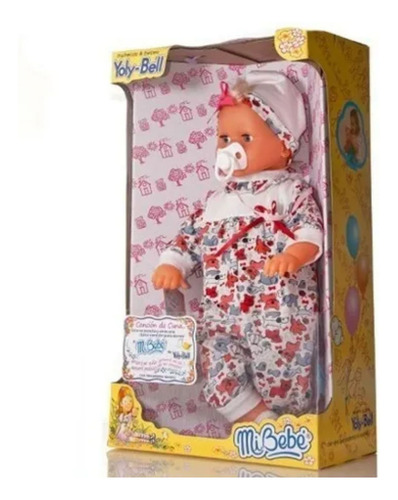 Mi Bebe 48 Cm Con Mecanismo Sonoro Yoly Bell Ploppy 980116