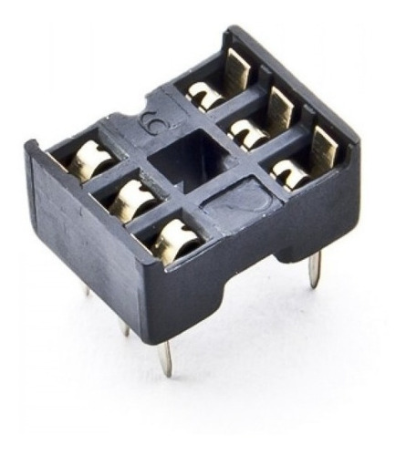 Kit 20 Bases Dip Socket Zocalo 6 Pines Conector Circuito
