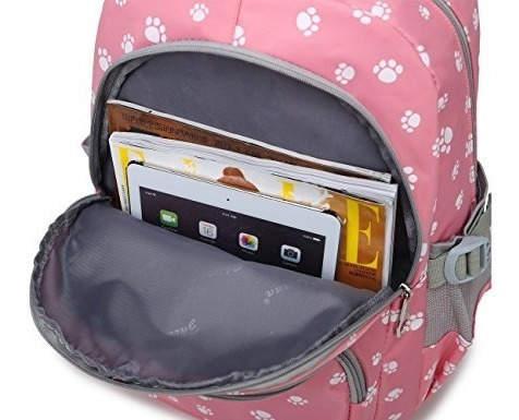 Mochila Con Diseño De Huellas Dactilares De Gatos Y Perro