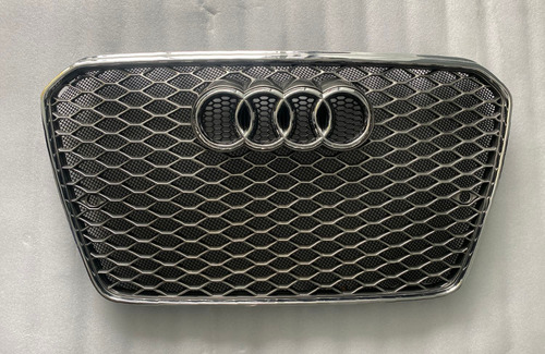 Persiana Parrilla Audi A5 S5 Panal Silver Aluminio 2012-17