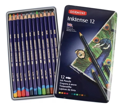 Lápiz de color Derwent INKTENSE pack 12u