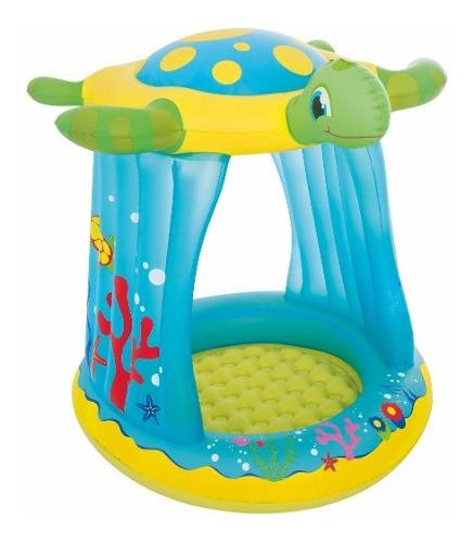 Pileta Inflable Techo Tortuga Protege Del Sol 52219 Bestway