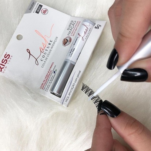 Imagem 4 de 5 de Cola Para Cílios Postiços Incolor Kiss Ny Lash Couture 5g