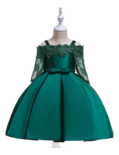 Vestidos para niñas online color verde esmeralda