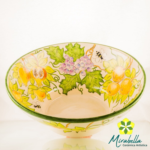 Imagen 1 de 4 de Bowl Frutera Mirabella- Colección Sorrento