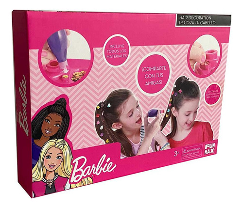 Set Barbie Decora Tu Cabello