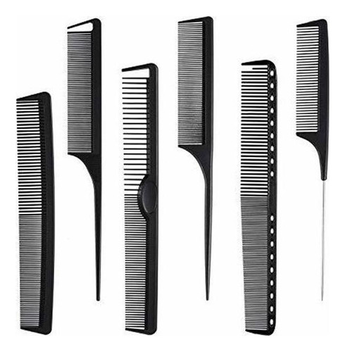 Peines - Carbon Fiber Hair Combs Set, General Styling Gr