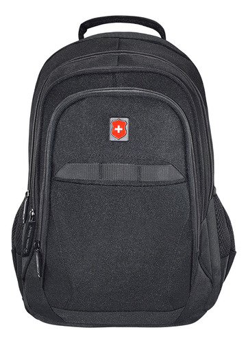 Mochila Royal Swiss® Ejecutiva Porta Laptop 17 Organizador Color Negro