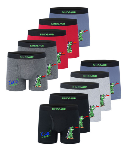 Pack De 10 Calzoncillos Deportivos Transpirables Con Forma D