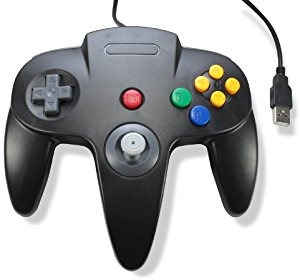Wired Controller Clásico De N64 Retro Bit Usb Para Pc Y Mac