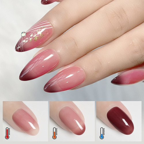 Ytd Likomey Esmalte De Uas De Gel Que Cambia De Color, 0.5 O