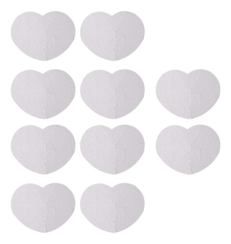 Image Of Heart Shaped Sublimation Paper On White