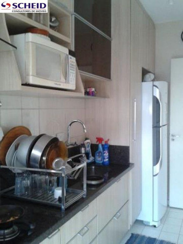 Imagem 10 de 15 de Apto Com 60 M², 2 Dormitórios, Sala, Cozinha, Banheiro,área De Serviço. Garagem. - Mc1486