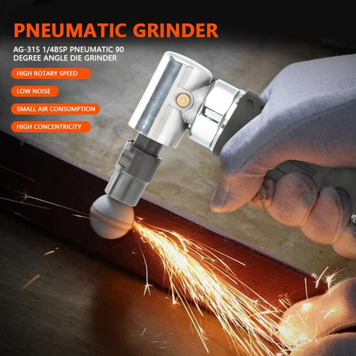 Amoladora Neumática De Ángulo De 90 Grados Ag-315 1/4bsp