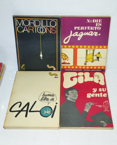 4 Tomos Colección Humoresque: Gila, Jaguar, Caloi Y Mordillo