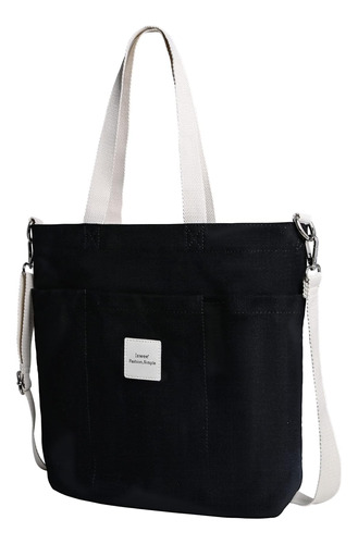 Iswee Canvas Tote Bag Bolso De Hombro Para Mujer Bolso Infor