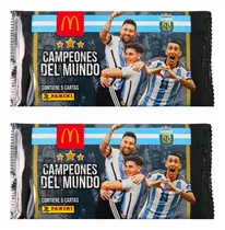 Comprar Lote X2 Sobres Cartas Campeones Del Mundo Mcdonalds Panini