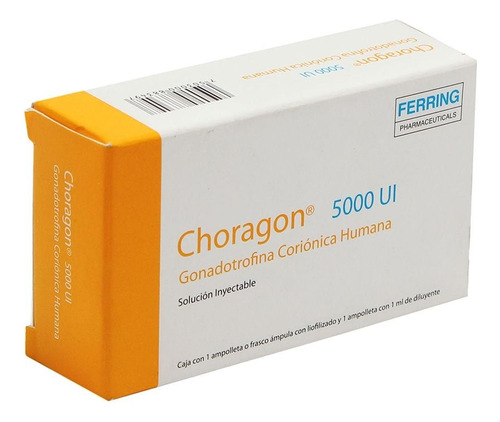 Choragon Gonadotrofina Coriónica Humana5000 C/1 Amp