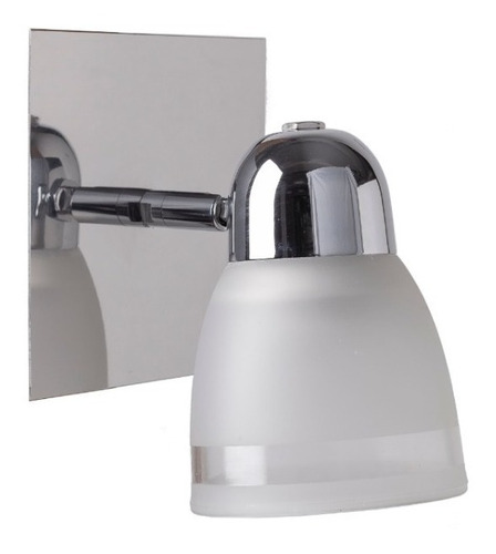 Imagen 6 de 8 de Aplique Plafon Sistema Cromo 2 Luces Movil Apto Led 35cm