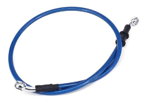 Tubo Manguera De Freno Flexible Hidraulico Moto 1mt Azul