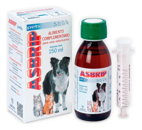 Asbrip Pets Suplemento Alimenticio Solución Oral 150 Ml
