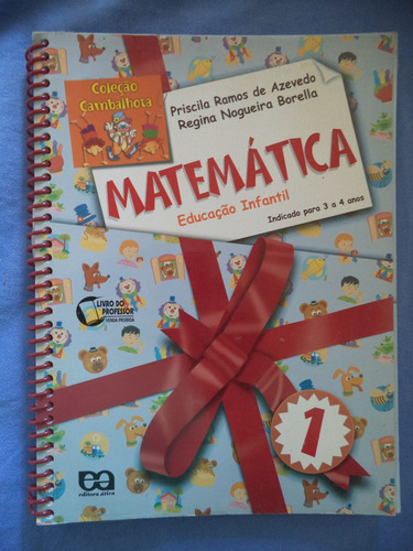 Imagem 1 de 6 de Matemática 1 Coleção Cambalhota Para 3 A 4 Anos Pré Escola