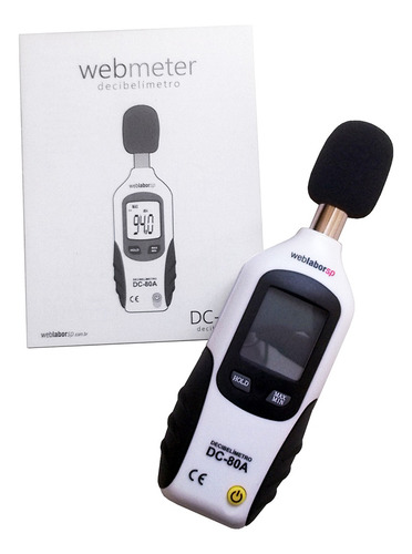 Decibelímetro Digital Portátil 30 A 130db Com Bateria