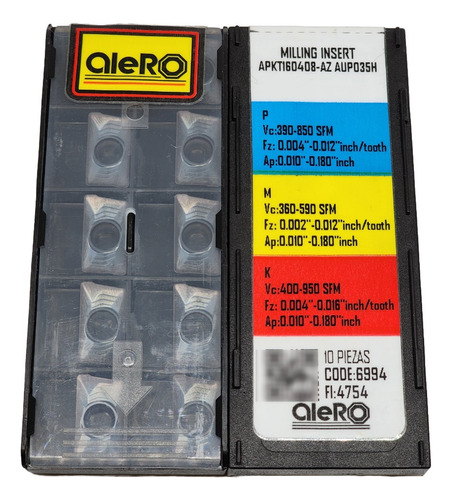 Insertos De Carburo Apkt 160408-az Aup035h Alero