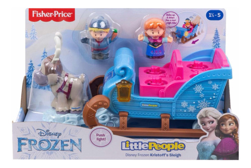 Set Trineo De Kristoff De Disney Frozen Little People Fisher
