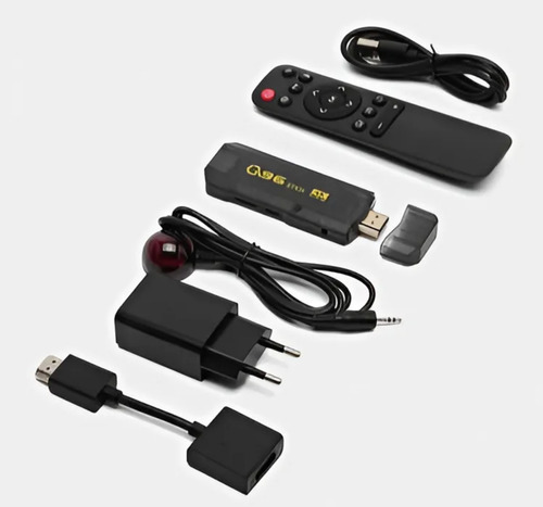 Tv Box Stick Q96 Android Tv 4k Ultra Hd 8gb+128gb Color Negr