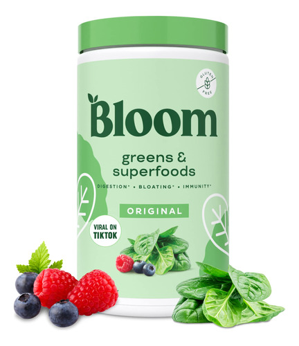Bloom Nutrition Green Superfood | Super Greens Powder Juice