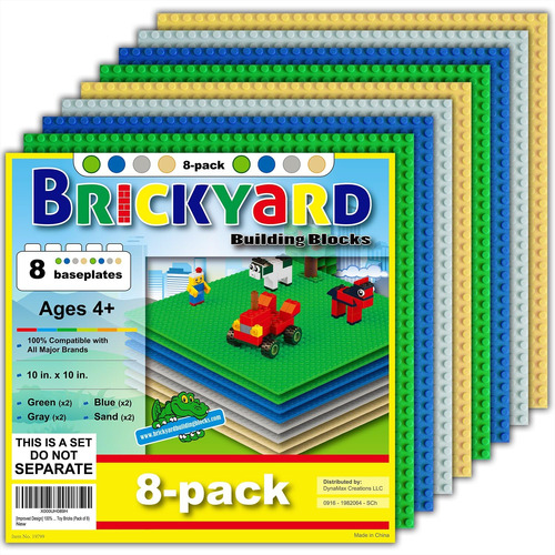 Brickyard Building Blocks Placa Base Compatible Con Lego - P