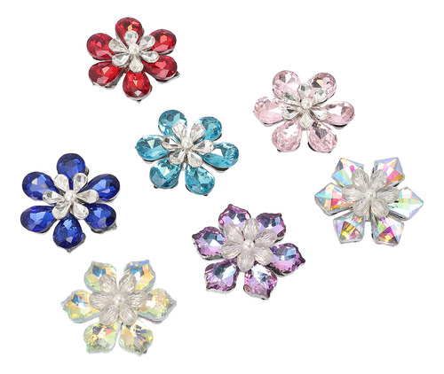 Decoraciones Con Diamantes De Imitación, 7 Unidades, Con Par