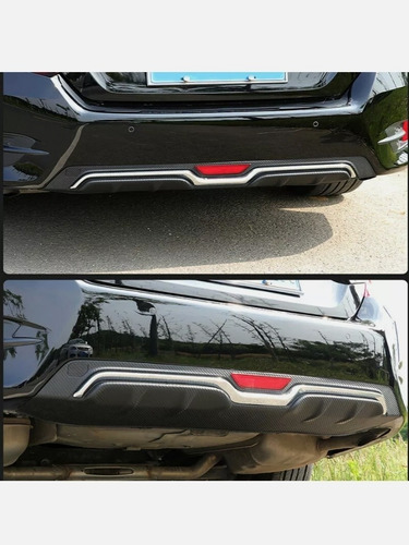 Difusor Trasero Spoiler Lip Universal Paragolpe Aplique