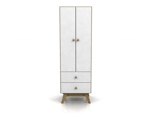 Ropero Placard Escandinavo Nordico Laqueado 2 Cajones