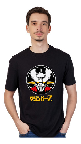 Remera Negra Mazinger Z - Unisex - Manga Corta - Varios