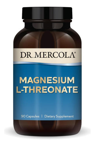 L-treonato De Magnesio Dr. Mercola 90 Cápsulas