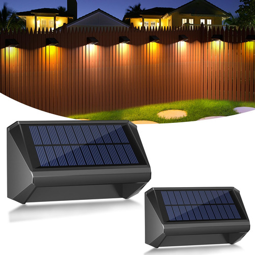 Katipeal Luces Solares Para Valla, Impermeables, Ip65, Luz S