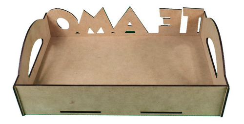 10 Charolas Desayunador Te Amo Mdf 3mm