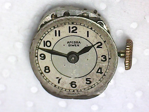 Maquina Reloj A Cuerda Ancora Diwen Antiguo. (Usado)