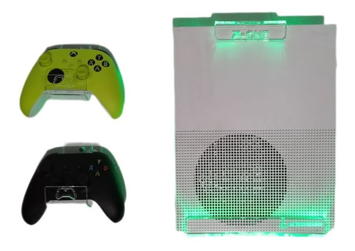 Soporte Para Xbox One S O X Con Led Y Dos Bases Para Control