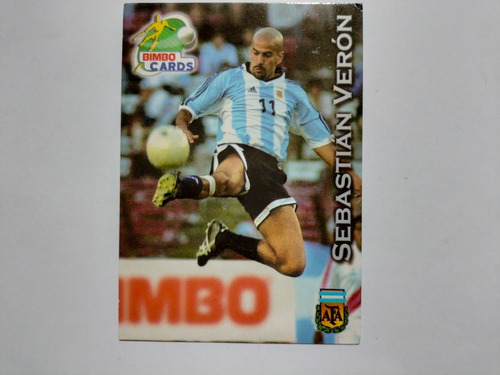 Bimbo Cards Sebastián Verón Argentina 