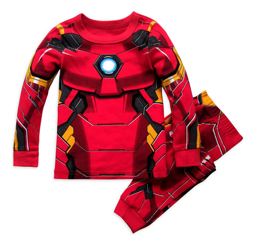 Disfraz De Iron Man Pj Pals Para Niños, Multicolor, 10